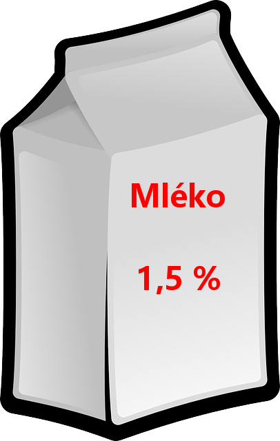 Mléko polotučné trvanlivé obyčejné 1,5 % 1l