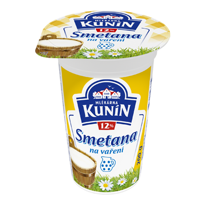 Smetana 12% na vaření 200ml