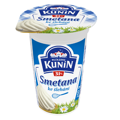 Smetana 31% na šlehání 200ml