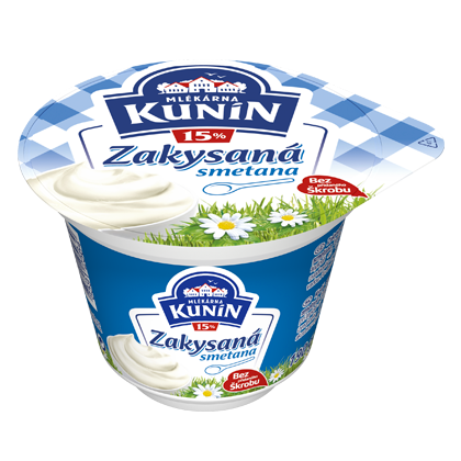 Zakysaná smetana Krémovitá 15% 190g