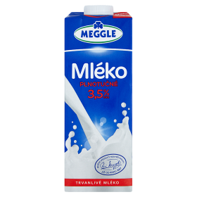Trvanlivé mléko plnotučné Meggle 3,5%